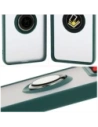 Kup Etui s úchopem na prst Bizon Case Hybrid Ring pro Xiaomi 14T Pro kouřové s tmavě zeleným rámečkem - BIZ6920 - {ean13} - Sklep Home Screen