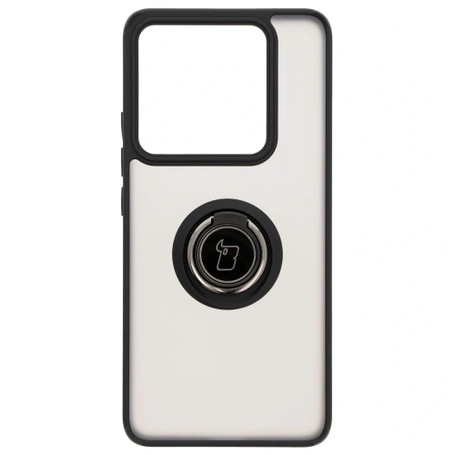 Kup Etui s úchytem na prst Bizon Case Hybrid Ring pro Xiaomi 14T Pro kouřové s černým rámečkem - BIZ6921 - {ean13} - Sklep Home Screen