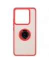Kup Etui s úchytem na prst Bizon Case Hybrid Ring pro Xiaomi 14T Pro kouřové s červeným rámečkem - BIZ6922 - {ean13} - Sklep Home Screen
