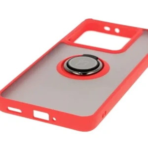Kup Etui z uchwytem na palec Bizon Case Hybrid Ring do Xiaomi 14T Pro przydymione z czerwoną ramką - BIZ6922 - {ean13} - Sklep Home Screen