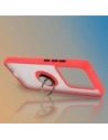 Kup Etui s úchytem na prst Bizon Case Hybrid Ring pro Xiaomi 14T Pro kouřové s červeným rámečkem - BIZ6922 - {ean13} - Sklep Home Screen