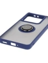 Kup Etui s úchytem na palec Bizon Case Hybrid Ring do Xiaomi 14T Pro kouřové s modrým rámem - BIZ6923 - {ean13} - Sklep Home Screen