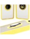 Kup Etui s úchopem na prst Bizon Case Hybrid Ring do Xiaomi 14T Pro kouřové s žlutým rámečkem - BIZ6925 - {ean13} - Sklep Home Screen