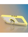 Kup Etui s úchopem na prst Bizon Case Hybrid Ring do Xiaomi 14T Pro kouřové s žlutým rámečkem - BIZ6925 - {ean13} - Sklep Home Screen