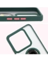 Kup Etui s úchopem na prst Bizon Case Hybrid Ring pro Xiaomi 14T kouřové s tmavě zeleným rámem - BIZ6926 - {ean13} - Sklep Home Screen