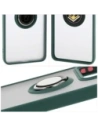 Kup Etui s úchopem na prst Bizon Case Hybrid Ring pro Xiaomi 14T kouřové s tmavě zeleným rámem - BIZ6926 - {ean13} - Sklep Home Screen