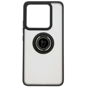 Kup Etui z uchwytem na palec Bizon Case Hybrid Ring do Xiaomi 14T przydymione z czarną ramką - BIZ6927 - {ean13} - Sklep Home Screen
