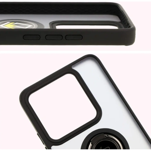 Kup Etui s úchopem na prst Bizon Case Hybrid Ring do Xiaomi 14T kouřové s černým rámem - BIZ6927 - {ean13} - Sklep Home Screen