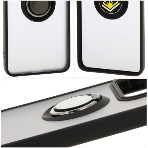 Kup Etui s úchopem na prst Bizon Case Hybrid Ring do Xiaomi 14T kouřové s černým rámem - BIZ6927 - {ean13} - Sklep Home Screen