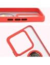 Buy Bizon Case Hybrid Ring Xiaomi 14T smoky with a red frame - BIZ6928 - {ean13} - Home Screen Store Europe