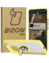 Bizon Case Hybrid Ring Xiaomi 14T füstös sárga kerettel
