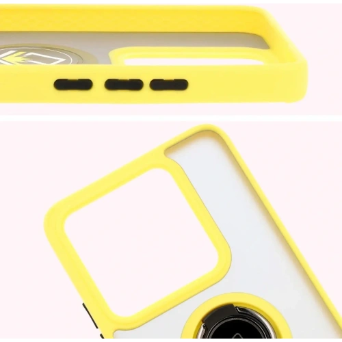 Kup Bizon Case Hybrid Ring Xiaomi 14T füstös sárga kerettel - BIZ6931 - {ean13} - Sklep Home Screen