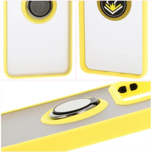 Kup Bizon Case Hybrid Ring Xiaomi 14T füstös sárga kerettel - BIZ6931 - {ean13} - Sklep Home Screen