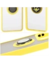 Buy Bizon Case Hybrid Ring Xiaomi 14T smoky with a yellow frame - BIZ6931 - {ean13} - Home Screen Store Europe
