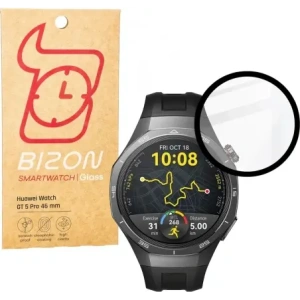 Kup Sklo hybridní Bizon Glass Watch Edge Hybrid pro Huawei Watch GT 5 Pro 46 mm černé - BIZ6932 - {ean13} - Sklep Home Screen