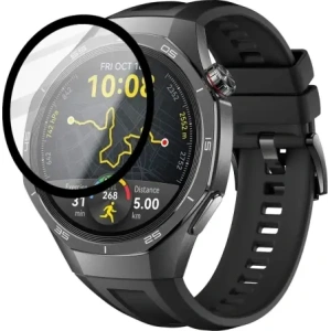Buy Bizon Glass Watch Edge Hybrid Huawei Watch GT 5 Pro 46 mm black - BIZ6932 - {ean13} - Home Screen Store Europe