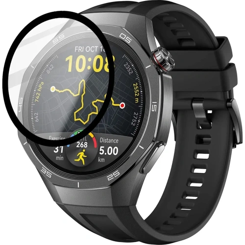 Kup Bizon Glas Uhr Edge Hybrid Huawei Uhr GT 5 Pro 46 mm schwarz - BIZ6932 - {ean13} - Sklep Home Screen