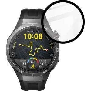 Buy Bizon Glass Watch Edge Hybrid Huawei Watch GT 5 Pro 46 mm black - BIZ6932 - {ean13} - Home Screen Store Europe