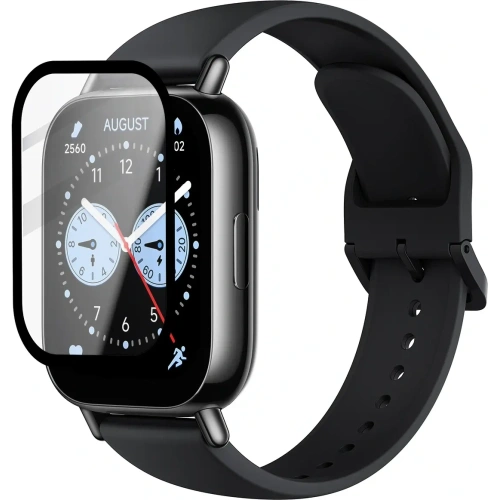Kup Szkło hybrydowe Bizon Glass Watch Edge Hybrid do Xiaomi Redmi Watch 5 Lite czarne - BIZ6933 - {ean13} - Sklep Home Screen
