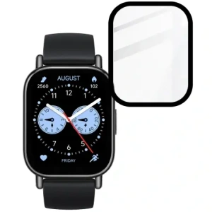 Sklo hybridní Bizon Glass Watch Edge Hybrid pro Xiaomi Redmi Watch 5 Lite černé