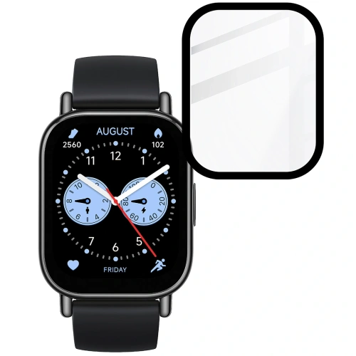 Kup Szkło hybrydowe Bizon Glass Watch Edge Hybrid do Xiaomi Redmi Watch 5 Lite czarne - BIZ6933 - {ean13} - Sklep Home Screen