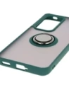 Kup Bizon Case Hybrid Ring Oppo Reno 12 fumuriu cu un cadru verde închis - BIZ6935 - {ean13} - Sklep Home Screen
