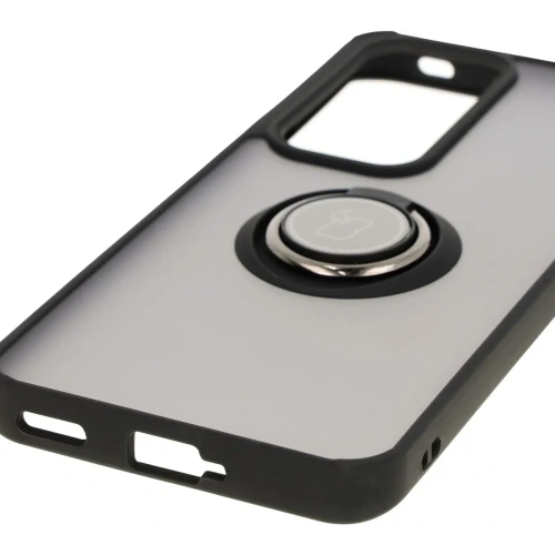 Kup Etui s úchytem na prst Bizon Case Hybrid Ring pro Oppo Reno 12 kouřové s černým rámečkem - BIZ6936 - {ean13} - Sklep Home Screen