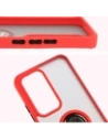 Buy Bizon Case Hybrid Ring Oppo Reno 12 smoky with a red frame - BIZ6937 - {ean13} - Home Screen Store Europe