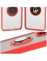 Buy Bizon Case Hybrid Ring Oppo Reno 12 smoky with a red frame - BIZ6937 - {ean13} - Home Screen Store Europe