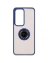 Kup Etui s úchytem na prst Bizon Case Hybrid Ring pro Oppo Reno 12 kouřové s modrým rámečkem - BIZ6938 - {ean13} - Sklep Home Screen