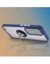 Kup Etui s úchytem na prst Bizon Case Hybrid Ring pro Oppo Reno 12 kouřové s modrým rámečkem - BIZ6938 - {ean13} - Sklep Home Screen