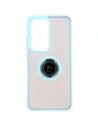 Kup Etui s úchopem na prst Bizon Case Hybrid Ring pro Oppo Reno 12 kouřové s světle modrým rámečkem. - BIZ6939 - {ean13} - Sklep Home Screen