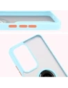 Kup Etui s úchopem na prst Bizon Case Hybrid Ring pro Oppo Reno 12 kouřové s světle modrým rámečkem. - BIZ6939 - {ean13} - Sklep Home Screen