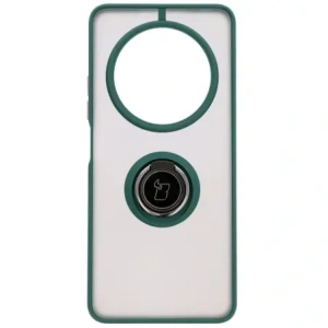 Kup Bizon Case Hybrid Ring Xiaomi Redmi 14C 4G / POCO C75 füstös sötétzöld kerettel - BIZ6941 - {ean13} - Sklep Home Screen