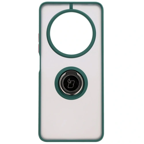 Kup Bizon Case Hybrid Ring Xiaomi Redmi 14C 4G / POCO C75 fumuriu cu un cadru verde închis - BIZ6941 - {ean13} - Sklep Home Screen