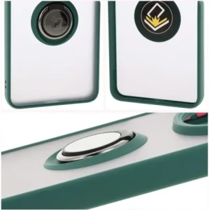 Kup Bizon Case Hybrid Ring Xiaomi Redmi 14C 4G / POCO C75 rauchig mit einem dunkelgrünen Rahmen - BIZ6941 - {ean13} - Sklep Home Screen