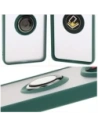 Kup Bizon Case Hybrid Ring Xiaomi Redmi 14C 4G / POCO C75 fumuriu cu un cadru verde închis - BIZ6941 - {ean13} - Sklep Home Screen