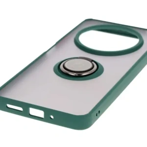 Kup Bizon Case Hybrid Ring Xiaomi Redmi 14C 4G / POCO C75 füstös sötétzöld kerettel - BIZ6941 - {ean13} - Sklep Home Screen