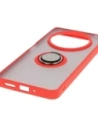 Kup Bizon Case Hybrid Ring Xiaomi Redmi 14C 4G / POCO C75 fumuriu cu un cadru roșu - BIZ6943 - {ean13} - Sklep Home Screen