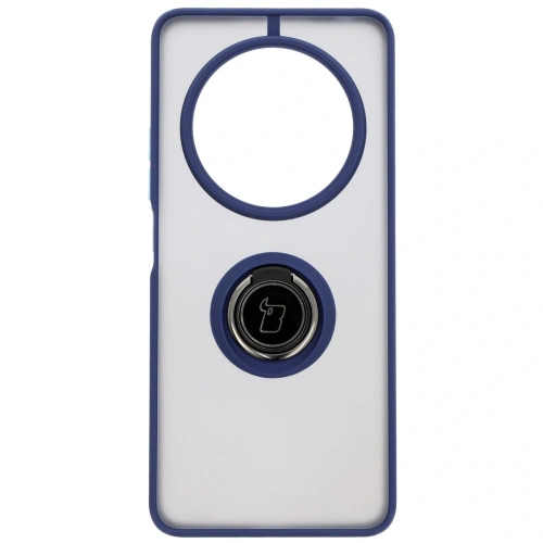 Kup Bizon Case Hybrid Ring Xiaomi Redmi 14C 4G / POCO C75 fumuriu cu un cadru de culoare albastru închis - BIZ6944 - {ean13} - Sklep Home Screen