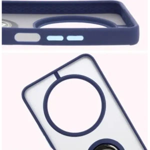 Kup Bizon Case Hybrid Ring Xiaomi Redmi 14C 4G / POCO C75 füstös színben, sötétkék kerettel - BIZ6944 - {ean13} - Sklep Home Screen