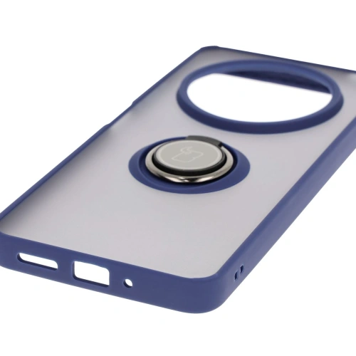 Kup Bizon Case Hybrid Ring Xiaomi Redmi 14C 4G / POCO C75 fumuriu cu un cadru de culoare albastru închis - BIZ6944 - {ean13} - Sklep Home Screen