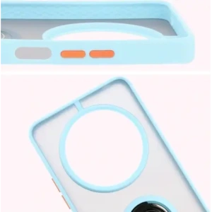 Kup Bizon Case Hybrid Ring Xiaomi Redmi 14C 4G / POCO C75 füstös világoskék kerettel - BIZ6945 - {ean13} - Sklep Home Screen