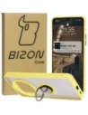 Bizon Case Hybrid Gyűrű Xiaomi Redmi 14C 4G / POCO C75 füstös sárga kerettel