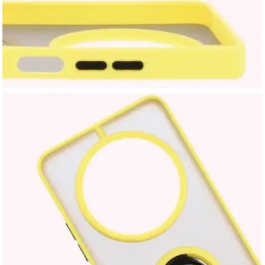 Kup Bizon Case Hybrid Gyűrű Xiaomi Redmi 14C 4G / POCO C75 füstös sárga kerettel - BIZ6946 - {ean13} - Sklep Home Screen