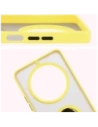 Buy Bizon Case Hybrid Ring Xiaomi Redmi 14C 4G / POCO C75 smoky with a yellow frame - BIZ6946 - {ean13} - Home Screen Store Europe