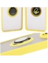 Kup Etui z uchwytem na palec Bizon Case Hybrid Ring do Xiaomi Redmi 14C 4G / POCO C75 przydymione z żółtą ramką - BIZ6946 - {ean13} - Sklep Home Screen