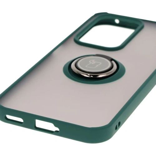 Buy Bizon Case Hybrid Ring Honor 200 Lite smoky with a dark green frame - BIZ6948 - {ean13} - Home Screen Store Europe
