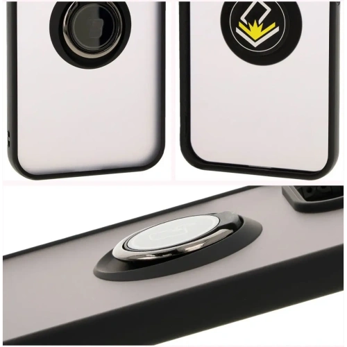 Kup Etui s držákem na prst Bizon Case Hybrid Ring pro Honor 200 Lite kouřové s černým rámečkem - BIZ6949 - {ean13} - Sklep Home Screen