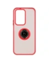 Buy Bizon Case Hybrid Ring Honor 200 Lite smoky with a red frame - BIZ6950 - {ean13} - Home Screen Store Europe